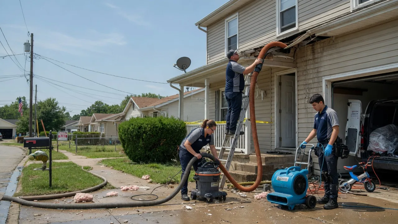 Water Damage Restoration in Cooksville, IL near me